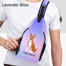 Load image into Gallery viewer, Personalized Basenji Love Unisex Sling Bag Backpack-Accessories-Basenji-Unisex Sling Bag Backpack-Lavender Bliss-One Size-15