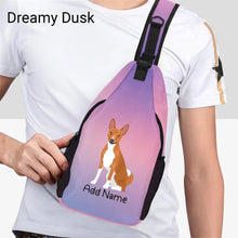 Load image into Gallery viewer, Personalized Basenji Love Unisex Sling Bag Backpack-Accessories-Basenji-Unisex Sling Bag Backpack-Dreamy Dusk-One Size-16