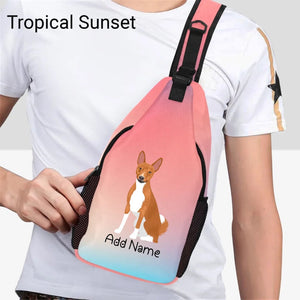 Personalized Basenji Love Unisex Sling Bag Backpack-Accessories-Basenji-Unisex Sling Bag Backpack-Tropical Sunset-One Size-19