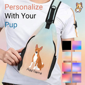 Basenji sling-bag-single