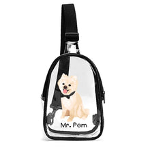 Load image into Gallery viewer, Personalized Basenji Love Unisex Transparent Sling Bag-Accessories-Basenji-Unisex Transparent Sling Bag-Transparent-One Size-5