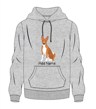 Load image into Gallery viewer, personalized-dog-mom-hoodie-heather-gray