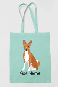 Personalized Basenji Love Zippered Tote Bag-Accessories-Accessories, Bags, Basenji, Dog Mom Gifts, Personalized-12