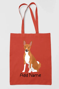 Personalized Basenji Love Zippered Tote Bag-Accessories-Accessories, Bags, Basenji, Dog Mom Gifts, Personalized-16