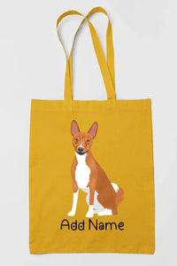 Personalized Basenji Love Zippered Tote Bag-Accessories-Accessories, Bags, Basenji, Dog Mom Gifts, Personalized-17