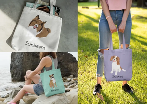 Personalized Basenji Love Zippered Tote Bag-Accessories-Accessories, Bags, Basenji, Dog Mom Gifts, Personalized-20