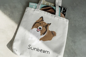 Personalized Basenji Love Zippered Tote Bag-Accessories-Accessories, Bags, Basenji, Dog Mom Gifts, Personalized-7