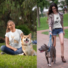 Load image into Gallery viewer, Personalized Basenji Mom T Shirt for Women-Customizer-Apparel, Basenji, Dog Mom Gifts, Personalized, Shirt, T Shirt-6