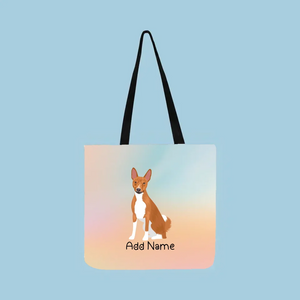 Personalized Basenji Small Tote Bag-Accessories-Accessories, Bags, Basenji, Dog Mom Gifts, Personalized-Small Tote Bag-Your Design-One Size-2