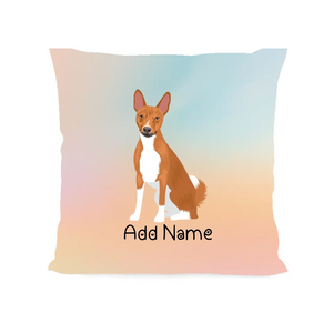 Personalized Basenji Soft Plush Pillowcase-Home Decor-Basenji, Dog Dad Gifts, Dog Mom Gifts, Home Decor, Personalized, Pillows-Soft Plush Pillowcase-As Selected-12"x12"-2