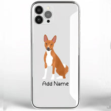 Load image into Gallery viewer, Personalized Basenji Soft Shell Phone Cover-Cell Phone Accessories-Accessories, Basenji, Dog Mom Gifts, Personalized, Phone Case-Phone Cover-Transparent TPU-One Size-2