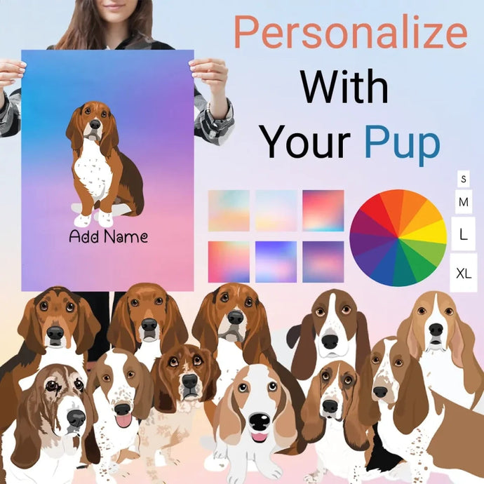 bassett_hound poster-multi