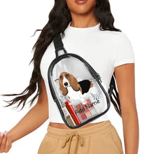 Load image into Gallery viewer, Personalized Basset Hound Love Unisex Transparent Sling Bag-Accessories-Basset Hound-Unisex Transparent Sling Bag-Transparent-One Size-3