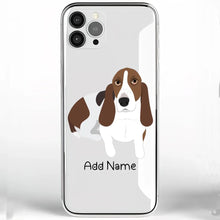 Load image into Gallery viewer, Personalized Basset Hound Soft Shell Phone Cover-Cell Phone Accessories-Accessories, Basset Hound, Dog Mom Gifts, Personalized, Phone Case-Phone Cover-Transparent TPU-One Size-2