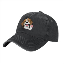 Load image into Gallery viewer, Personalized Beagle Baseball Cap - Waving Beagle Design - Match Your Dog's Coat Color-Hats &amp; Caps-Accessories,Baseball Caps,Beagle,Dog Dad Gifts,Dog Mom Gifts-6