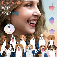 Load image into Gallery viewer, beagle earrings-womens-multi