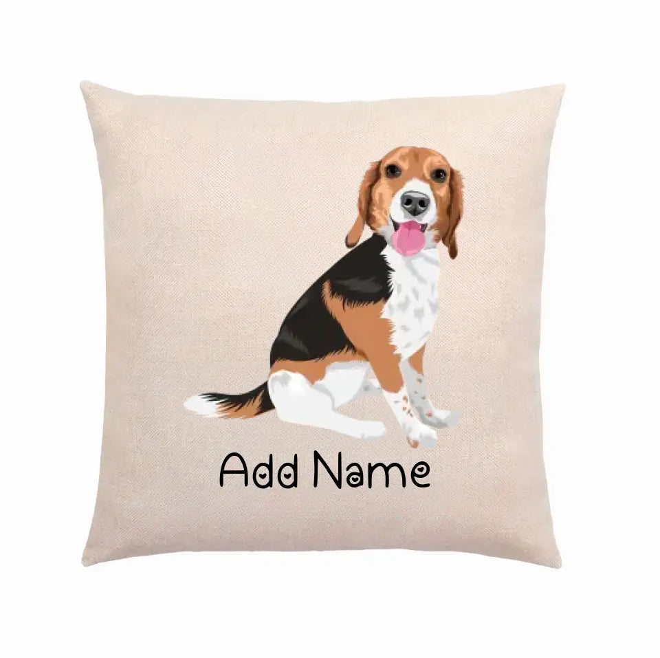 Personalized Beagle Linen Pillowcase-Linen Pillow Case-Cotton-Linen-16