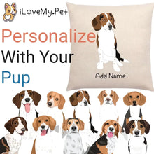 Load image into Gallery viewer, Personalized Beagle Linen Pillowcase-Linen Pillow Case-Cotton-Linen-16&quot;x16&quot;