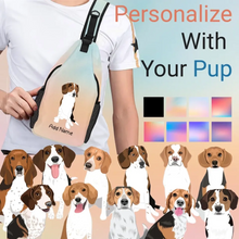 Load image into Gallery viewer, beagle sling-bag-multi