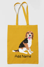 Load image into Gallery viewer, Personalized Beagle Love Zippered Tote Bag-Accessories-Accessories, Bags, Beagle, Dog Mom Gifts, Personalized-15