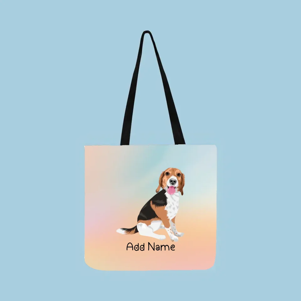 Personalized Beagle Small Tote Bag-Accessories-Accessories, Bags, Beagle, Dog Mom Gifts, Personalized-Small Tote Bag-Your Design-One Size-2