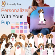 Load image into Gallery viewer, Personalized Beagle Soft Plush Pillowcase-Home Decor-Beagle, Christmas, Dog Dad Gifts, Dog Mom Gifts, Home Decor, Personalized, Pillows-1