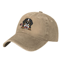 Load image into Gallery viewer, Personalized Bernese Mountain Dog Baseball Cap - Romeo Bernese Mountain Dog Design - Match Your Dog's Coat Color-Hats &amp; Caps-Accessories,Baseball Caps,Dog Mom Gifts-5