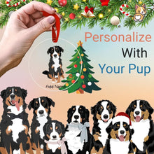 Load image into Gallery viewer, Bernese christmas-tree-ornament-multi