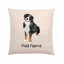 Load image into Gallery viewer, Personalized Bernese Mountain Dog Linen Pillowcase-Home Decor-Bernese Mountain Dog, Dog Dad Gifts, Dog Mom Gifts, Home Decor, Pillows-2