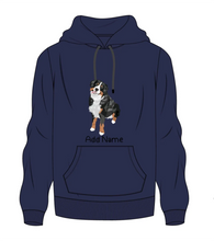 Load image into Gallery viewer, Personalized Bernese Mountain Dog Men&#39;s Warm Hoodie Sweatshirt-Apparel-Apparel, Bernese Mountain Dog, Dog Dad Gifts, Hoodie, Personalized, Sweatshirt-Men&#39;s Warm Hoodie Sweatshirt-Navy Blue-S-2