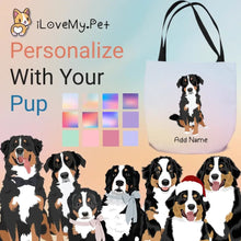 Load image into Gallery viewer, Personalized Bernese Mountain Dog Small Tote Bag-Accessories-Accessories, Bags, Bernese Mountain Dog, Dog Mom Gifts, Personalized-Small Tote Bag-Your Design-One Size-1