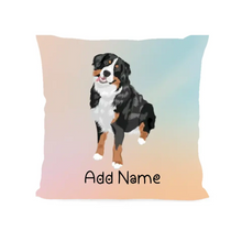Load image into Gallery viewer, Personalized Bernese Mountain Dog Soft Plush Pillowcase-Home Decor-Bernese Mountain Dog, Christmas, Dog Dad Gifts, Dog Mom Gifts, Home Decor, Personalized, Pillows-Soft Plush Pillowcase-As Selected-12&quot;x12&quot;-2