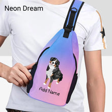 Load image into Gallery viewer, Personalized Bernese Mountain Dog Unisex Sling Bag Backpack-Accessories-Bernese Mountain Dog-Unisex Sling Bag Backpack-Neon Dream-One Size-17