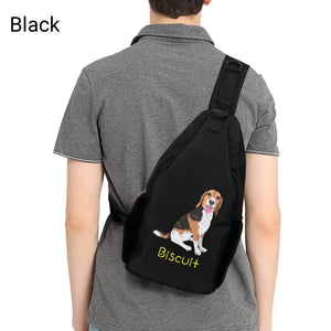 Personalized Bernese Mountain Dog Unisex Sling Bag Backpack-Accessories-Bernese Mountain Dog-3