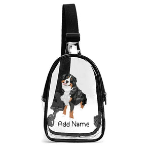 Personalized Bernese Mountain Dog Unisex Transparent Sling Bag-Accessories-Bernese Mountain Dog-Unisex Transparent Sling Bag-Transparent-One Size-2