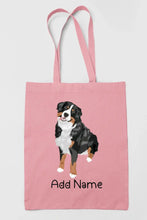 Load image into Gallery viewer, Personalized Bernese Mountain Dog Zippered Tote Bag-Accessories-Accessories, Bags, Bernese Mountain Dog, Dog Mom Gifts, Personalized-11