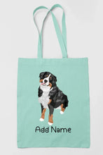 Load image into Gallery viewer, Personalized Bernese Mountain Dog Zippered Tote Bag-Accessories-Accessories, Bags, Bernese Mountain Dog, Dog Mom Gifts, Personalized-12