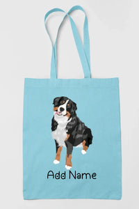 Personalized Bernese Mountain Dog Zippered Tote Bag-Accessories-Accessories, Bags, Bernese Mountain Dog, Dog Mom Gifts, Personalized-13