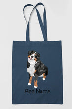 Load image into Gallery viewer, Personalized Bernese Mountain Dog Zippered Tote Bag-Accessories-Accessories, Bags, Bernese Mountain Dog, Dog Mom Gifts, Personalized-14