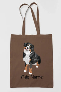 Personalized Bernese Mountain Dog Zippered Tote Bag-Accessories-Accessories, Bags, Bernese Mountain Dog, Dog Mom Gifts, Personalized-15