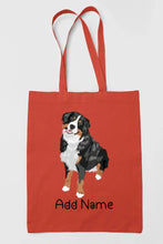 Load image into Gallery viewer, Personalized Bernese Mountain Dog Zippered Tote Bag-Accessories-Accessories, Bags, Bernese Mountain Dog, Dog Mom Gifts, Personalized-16