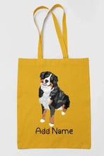 Load image into Gallery viewer, Personalized Bernese Mountain Dog Zippered Tote Bag-Accessories-Accessories, Bags, Bernese Mountain Dog, Dog Mom Gifts, Personalized-17