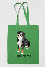 Load image into Gallery viewer, Personalized Bernese Mountain Dog Zippered Tote Bag-Accessories-Accessories, Bags, Bernese Mountain Dog, Dog Mom Gifts, Personalized-18