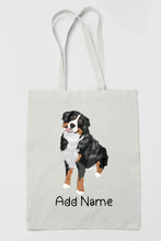Load image into Gallery viewer, Personalized Bernese Mountain Dog Zippered Tote Bag-Accessories-Accessories, Bags, Bernese Mountain Dog, Dog Mom Gifts, Personalized-3
