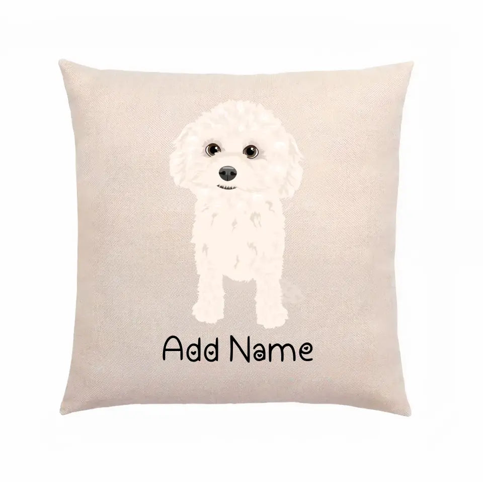 Personalized Bichon Frise Linen Pillowcase-Home Decor-Bichon Frise, Dog Dad Gifts, Dog Mom Gifts, Home Decor, Personalized, Pillows-Linen Pillow Case-Cotton-Linen-12