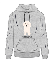 Load image into Gallery viewer, Personalized Bichon Frise Love Men&#39;s Warm Hoodie Sweatshirt-Apparel-Apparel, Bichon Frise, Dog Dad Gifts, Hoodie, Personalized, Sweatshirt-Men&#39;s Warm Hoodie Sweatshirt-Gray-S-10