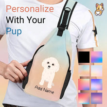 Load image into Gallery viewer, Bichon Frise sling-bag-single