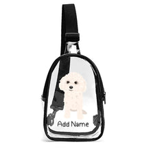 Load image into Gallery viewer, Personalized Bichon Frise Love Unisex Transparent Sling Bag-Accessories-Bichon Frise-Unisex Transparent Sling Bag-Transparent-One Size-2