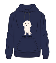 Load image into Gallery viewer, custom-dog-mom-hoodie--navy-blue