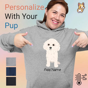 Bichon Frise hoodie-women-single